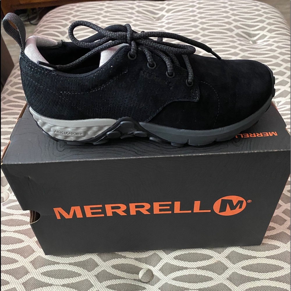 Merrell Black Suede Jungle Lace AC+ trail shoe